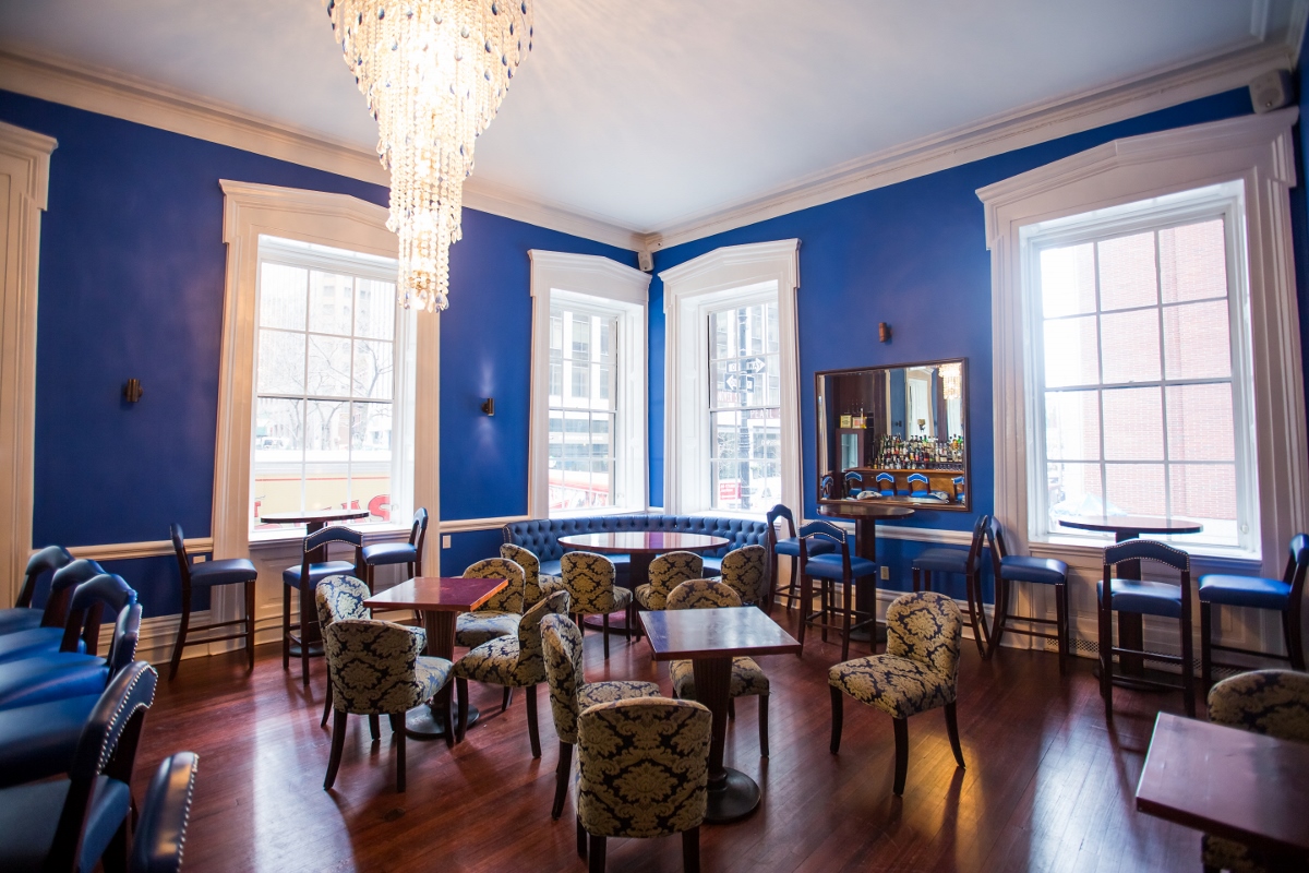 Blue Bar at India House Corner View - Meet Our Wedding Cinematography Sweepstakes Winners!