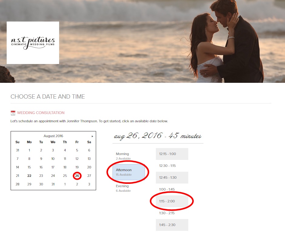 cc - The First Steps of Booking a Wedding Videographer