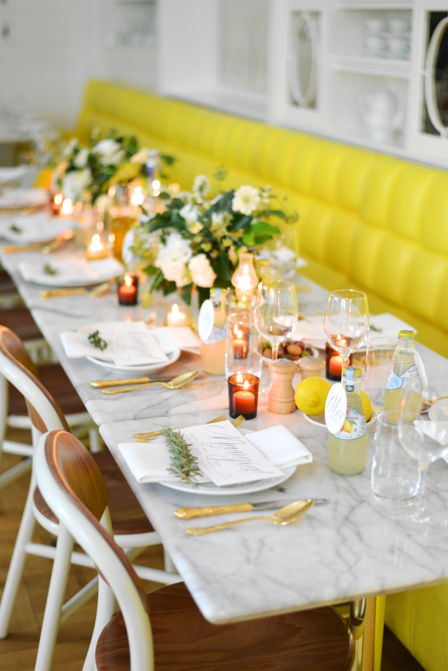 Style Me Pretty Cleo and Dan 13 - Yellow Inspiration Shoot from Jessica Schmitt + Roey Mizrahi Events
