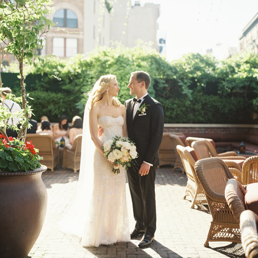 Style me Pretty Lucy and Alexander 5 - Classic + Elegant New York City Wedding at The Bowery Hotel