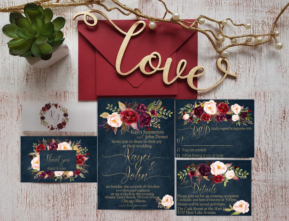 custom rustic weddingations picture design navy blue suite personalized marsala 1107x848 - Wedding Color Combos to Make Your Photos and Video Pop