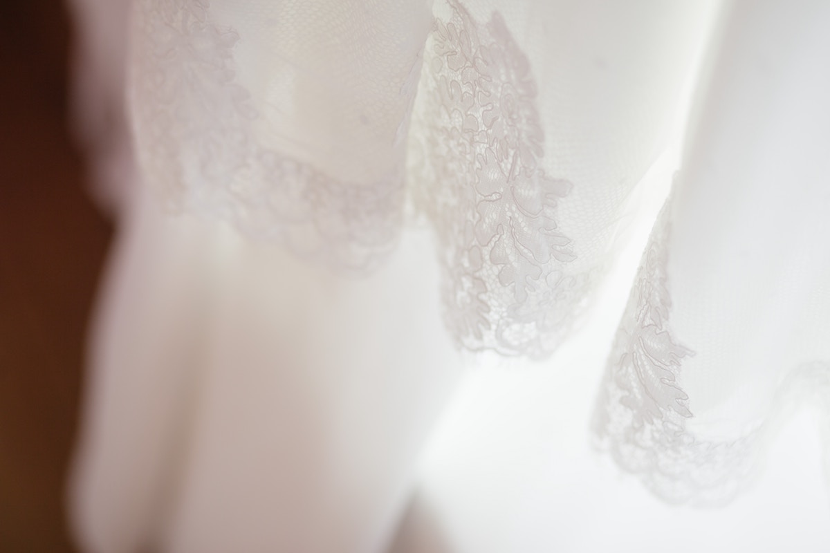 lace overlay wedding dress - Stunning Sunset New York Country Club Wedding