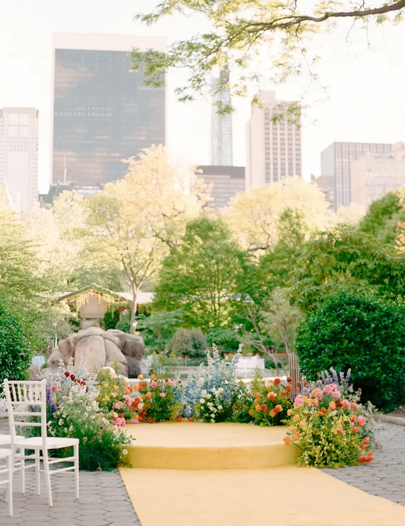 DHW 0538.jpg 1 790x1024 - Fall in Love With This Vogue Wedding At Central Park Zoo