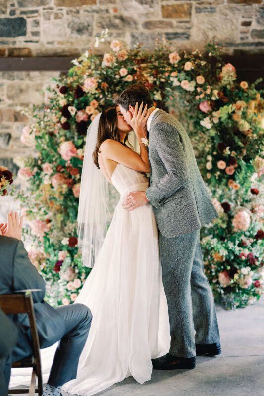 blake and matt blue hill at stone barns 28 224307 1666823443 - The Stunning Rustic Charm Wedding Featured in Carats &amp; Cake