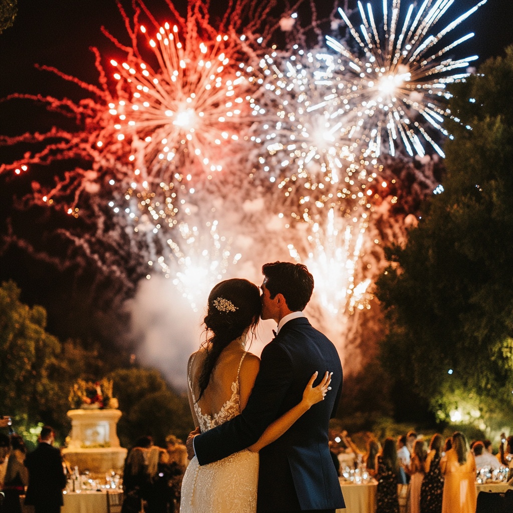 fireworks at your wedding