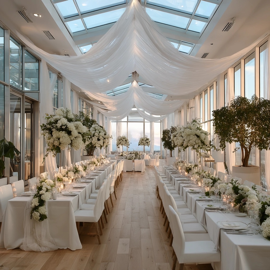 6 Legal Marriage To Dos to Review Before You Say "I Do" white wedding decor modern - 6 Legal Marriage To Dos to Review Before You Say "I Do"