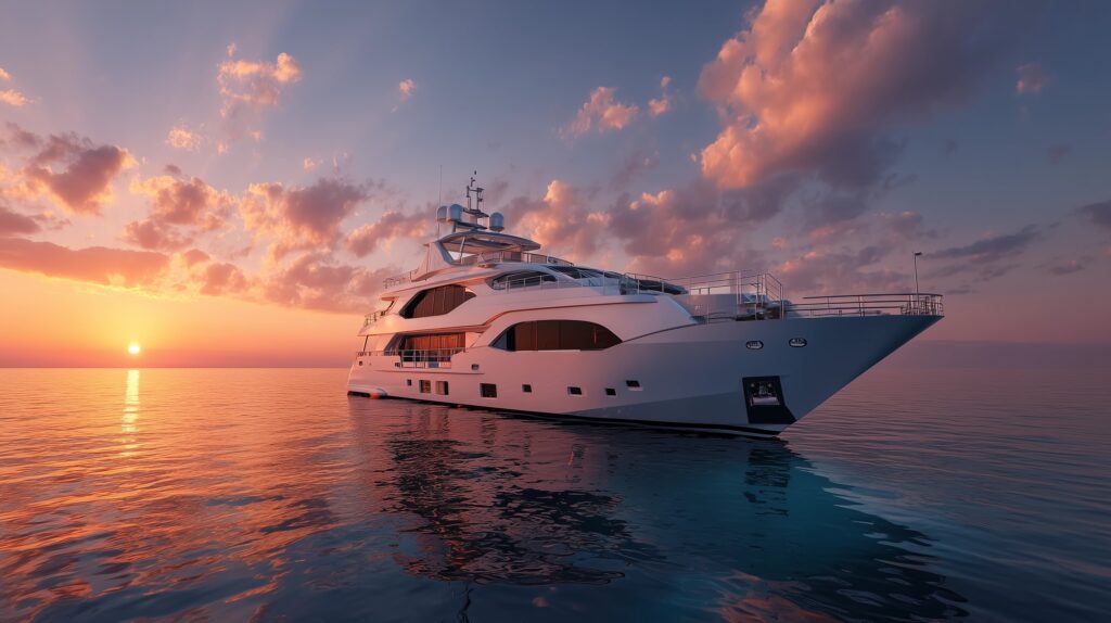 How to Plan a Ceremony at Sea Without Drifting Off Course: 9 Tips yacht at sunset 1024x574 - How to Plan a Ceremony at Sea Without Drifting Off Course: 9 Tips